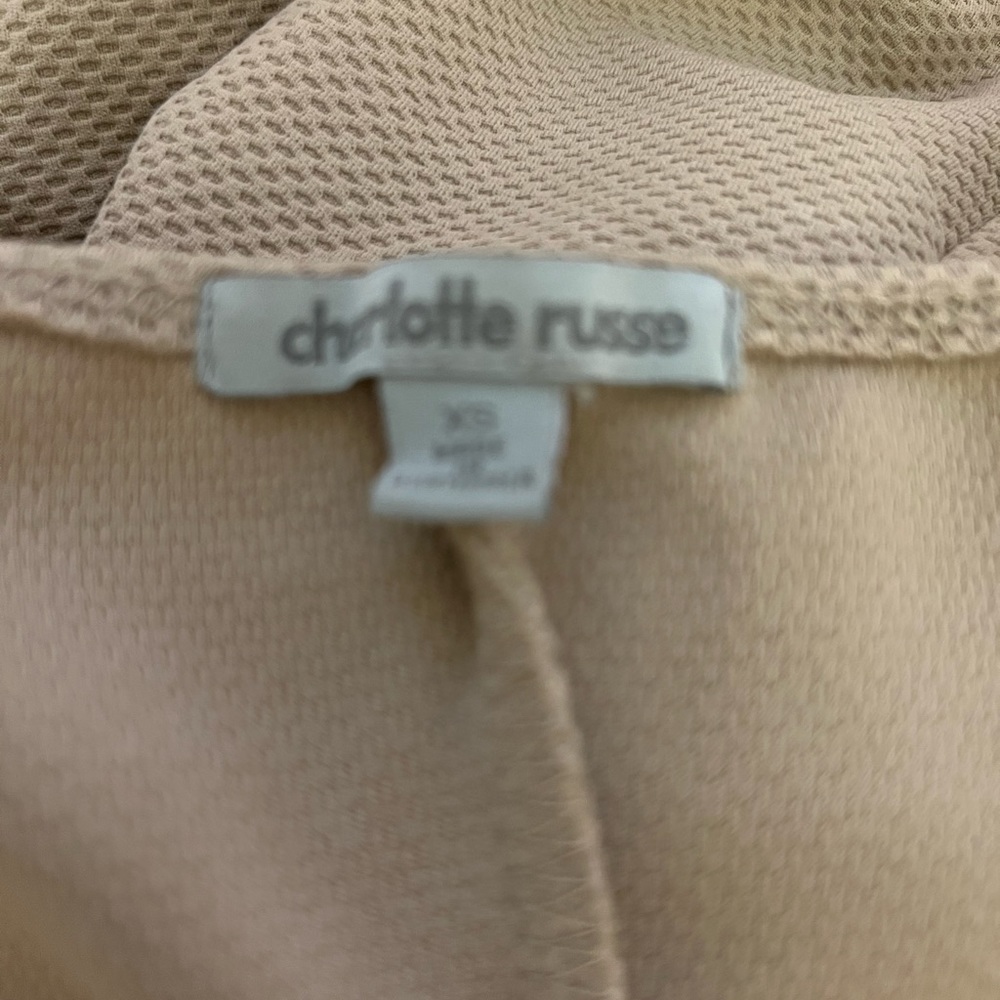 ❌SOLD-DEPOP❌ Charlotte Russe Criss Cross Bodysuit - Picture 4 of 4